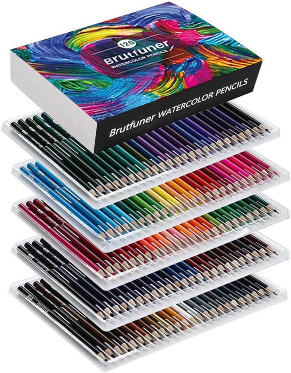 Watercolor Pencils 120 Professional Water Colored Pencils for Adult Coloring Book Blending Sketching